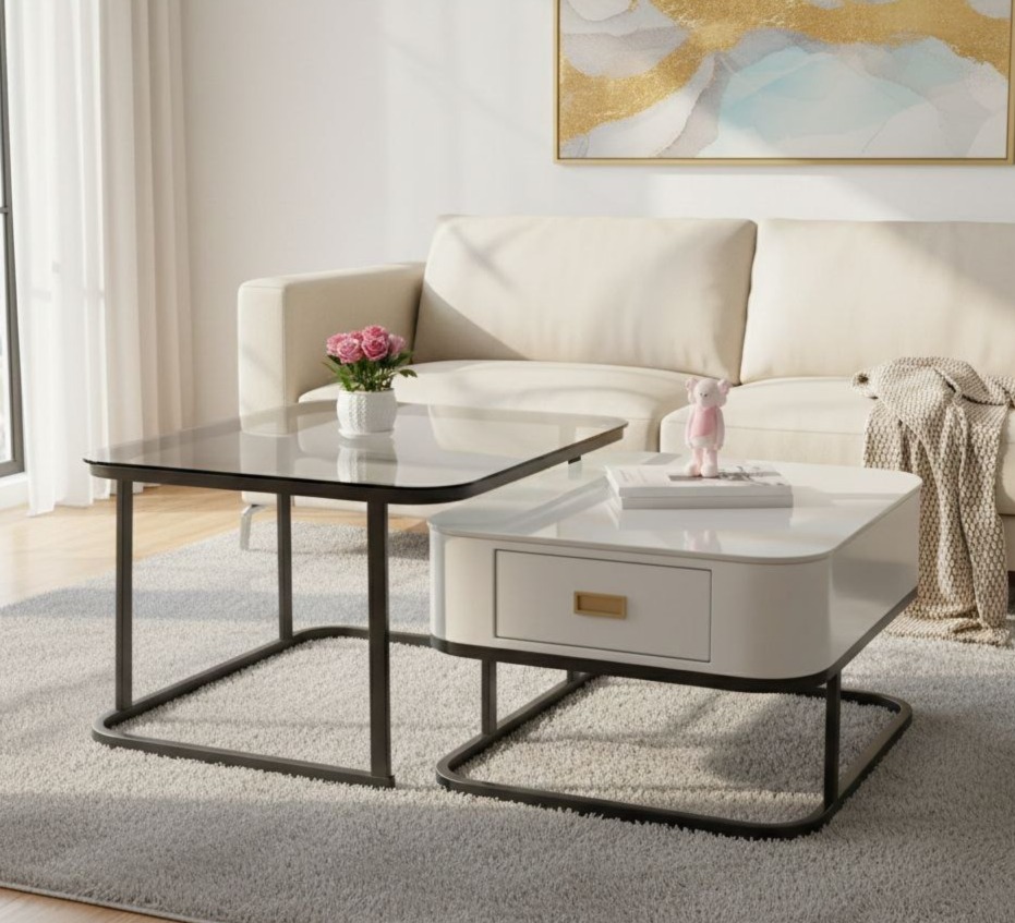 Marble & Glass Center Table N260,000 + FREE DELIVERY